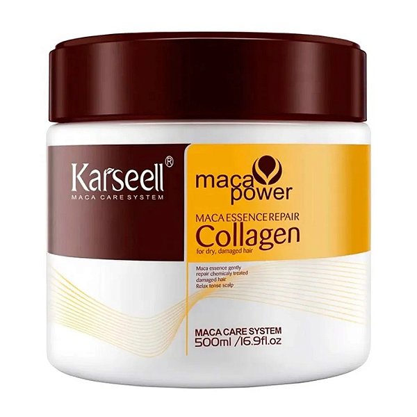 Máscara Karseell Collagen Capilar Maca Power 500ml