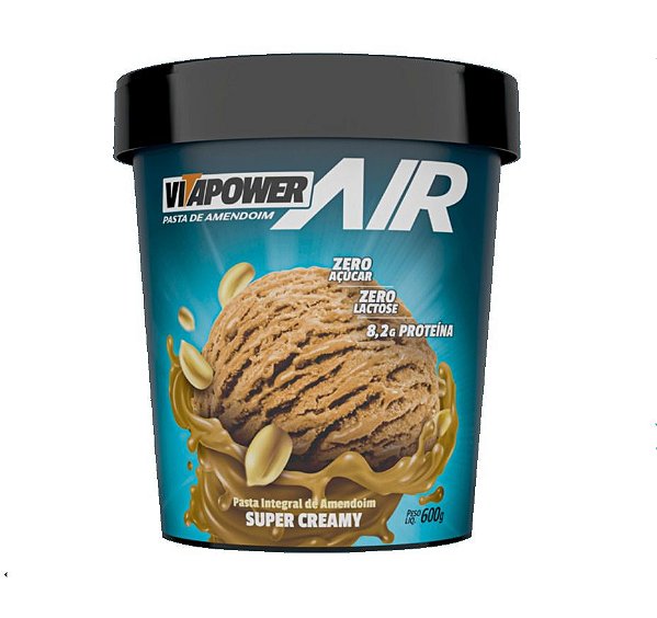 Pasta de Amendoim Super Creamy - Vitapower Air 600g