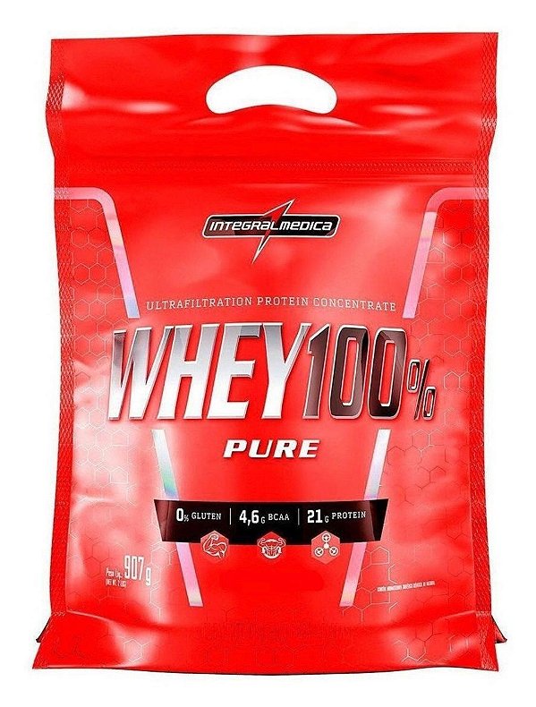 Whey Protein 100% Pure 907g - Integral Medica