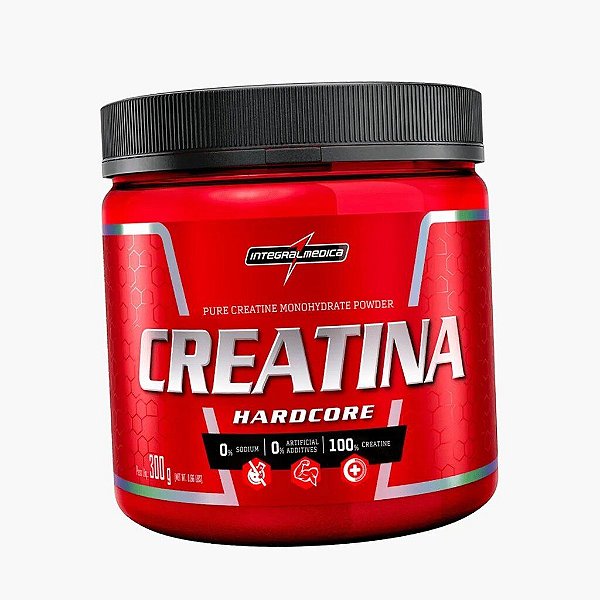 Creatina Hardcore 300g - Integral Médica