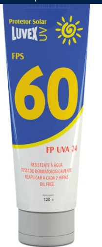 PROTETOR SOLAR LUVEX FPS 60 BIS 120 GRS
