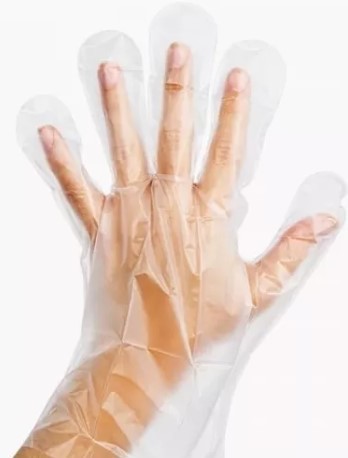 LUVA DESCARTÁVEL PLASTICO PREVEMAX 100UND