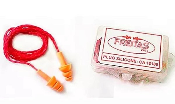 PROTETOR AUDITIVO PLUG SILICONE FREITAS CA 18189