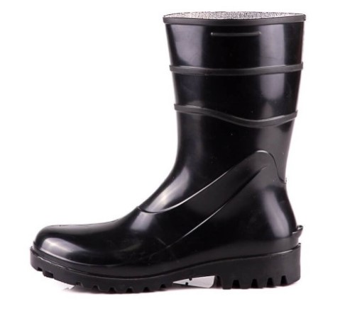 BOTA PVC FEME PRETA BRACOL CANO MÉDIO MEDIO