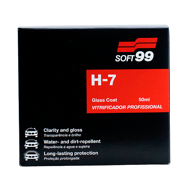 Kit Vitrificador Glass Coat H7 50ml - Soft99