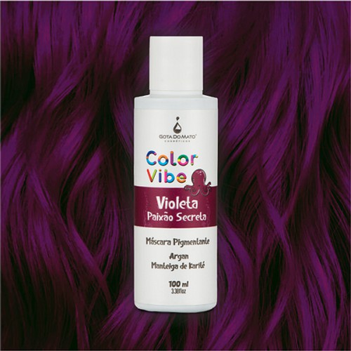 Máscara Pigmentante Color Vibe - Violeta Paixão Secreta - 100ml