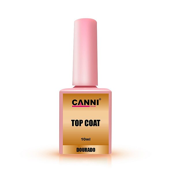 Top Coat Dourado -  Canni Color 10ml