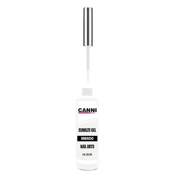 Esmalte Ponta Fina - Branco Canni Color