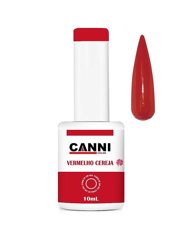 ESMALTE EM GEL VERMELHO CEREJA