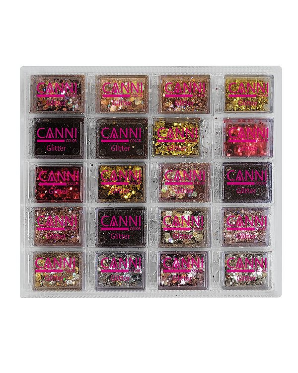 Kit C/20 Glitter - Canni Color