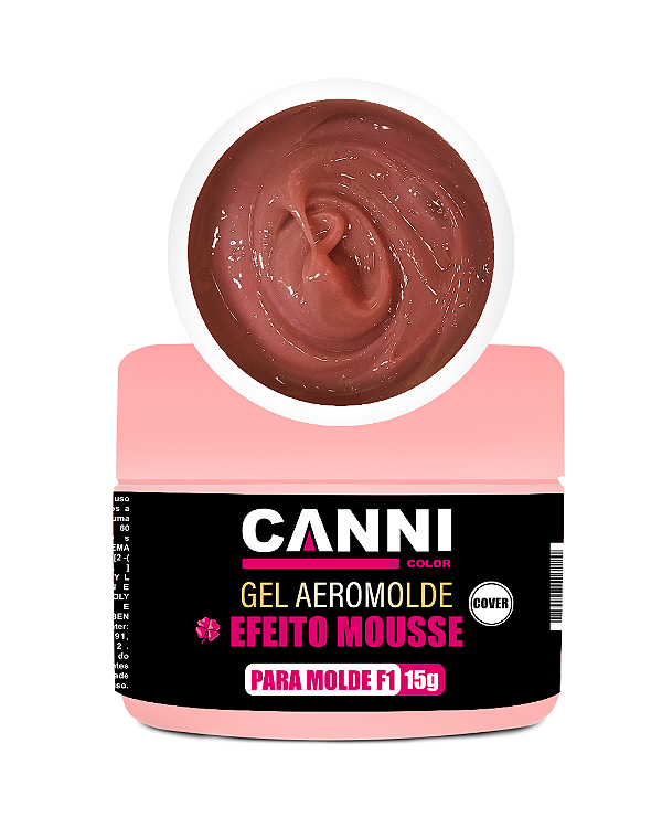 Gel Aeromolde Efeito Mousse Cover - Para Molde F1
