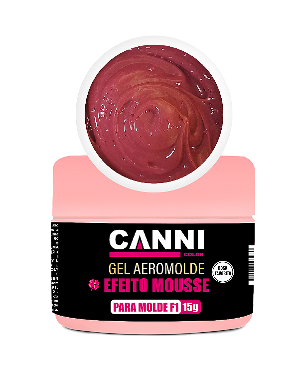 Gel Aeromolde Efeito Mousse Rosa Favorita - Para Molde F1