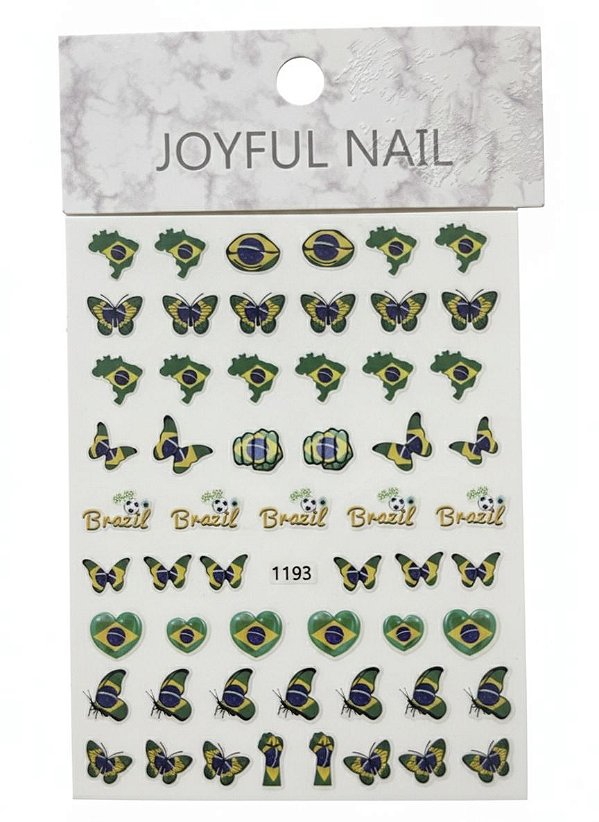 ADESIVO DO BRASIL CARTELA