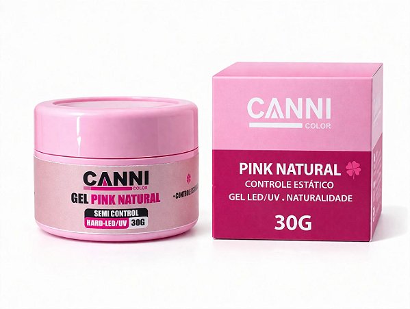 GEL ESTATICO PINK NATUTAL 30G - LANÇAMENTO