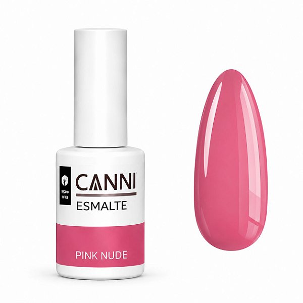 Esmalte Em Gel Pink Nude Natural UV LED Efeito Banho De Gel