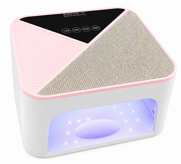 Cabine Uv Led 268w Sun Ab-17 Unhas Gel Com Pedras Brilhante