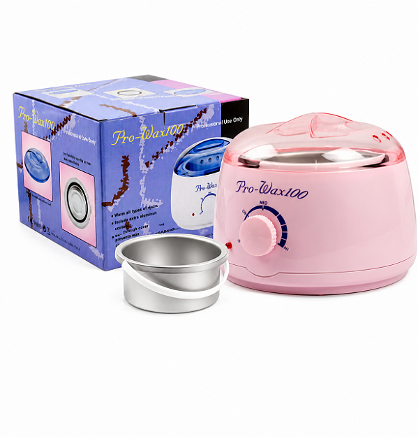 Panela de Cera ROSA Profissional Bivolt para Depilação