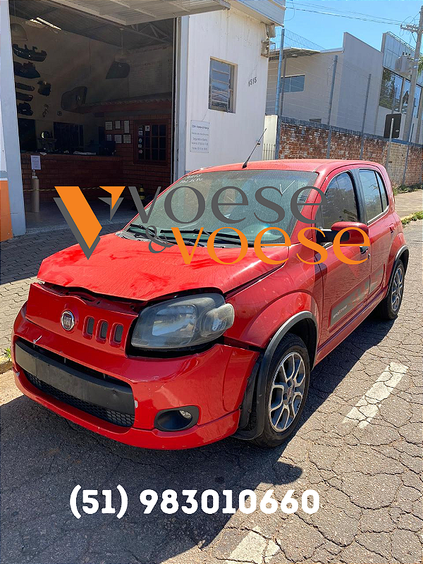 SUCATA FIAT UNO SPORTING 1.4 8V 86CV 2012 MANUAL