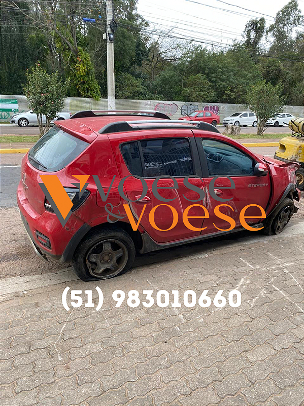 SUCATA RENAULT SANDERO STEPWAY 1.6 8V 106CV 2016 MANUAL