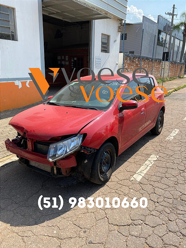 SUCATA RENAULT SANDERO EXPR 1.0 16V 80CV 2015 MANUAL