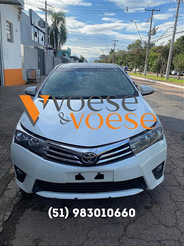 SUCATA TOYOTA COROLLA XEI 2.0 16V 154CV 2017 AUTOMATICO