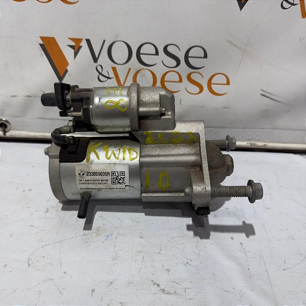 MOTOR ARRANQUE RENAULT SANDERO LOGAN KWID 1.0 3CC 2023 CODIGO RENAULT 233005035R