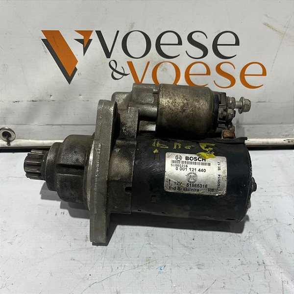 MOTOR ARRANQUE FIAT DOBLO LINEA STRADA PALIO ETORQ 1.8 2013 CODIGO BOSCH 51865316