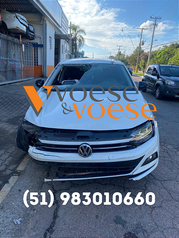 SUCATA VOLKSWAGEN POLO HIGHLINE 1.0 12V TSI 128CV 2019 AUTOMATICO