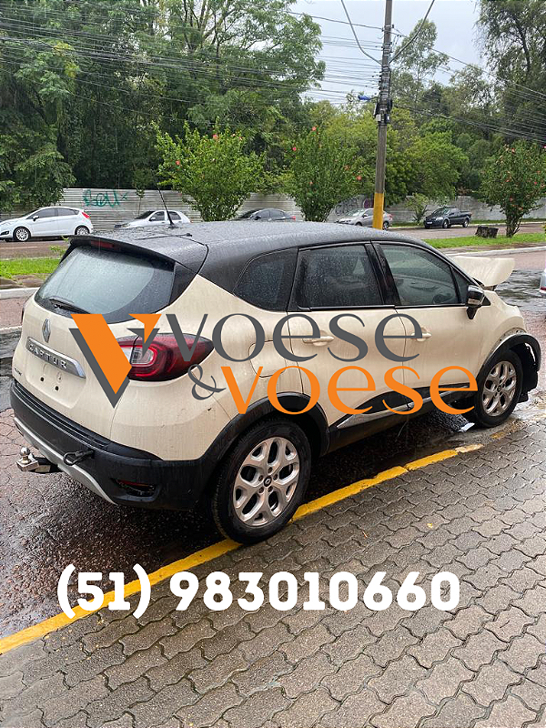SUCATA RENAULT CAPTUR ZEN 1.6 16V 120CV 2019 AUTOMATICO