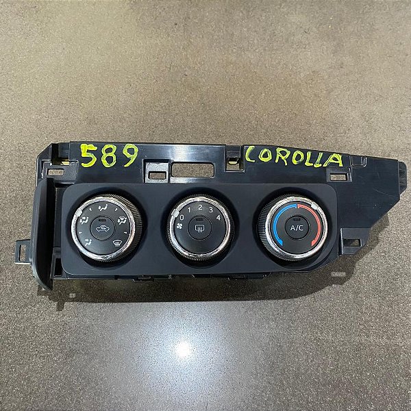 COMANDO AR CONDICIONADO TOYOTA COROLLA GLI 2017 CODIGO TOYOTA 5590375F604