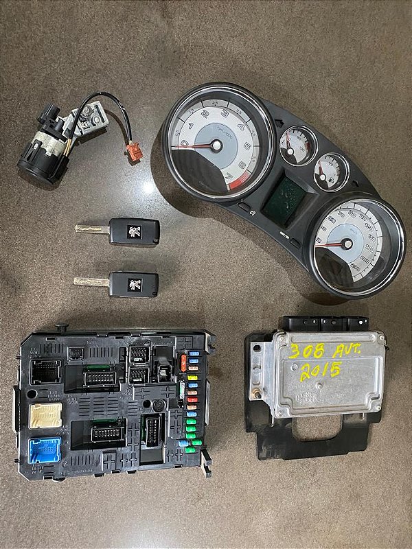 KIT CODE MÓDULO PEUGEOT 308 BVA 2.0 16V 2016 AUTOMATICO