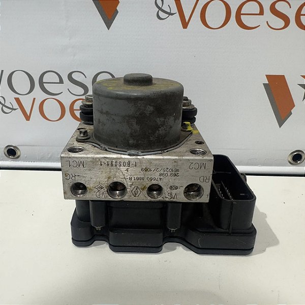 MÓDULO ABS RENAULT LOGAN 1.6 8V 2017 CODIGO RENAULT 476608861R / 2265106526 / 0265805229