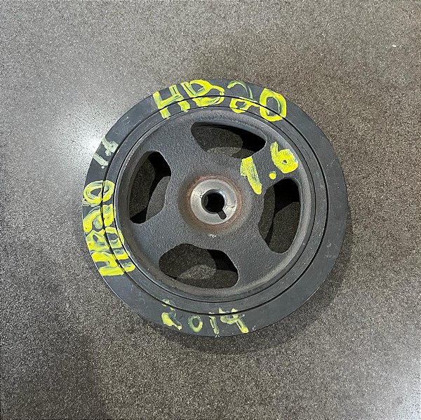 POLIA VIRABREQUIM HYUNDAI HB20 1.6 16V 2014