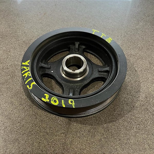 POLIA VIRABREQUIM TOYOTA YARIS 1.5 16V 2019