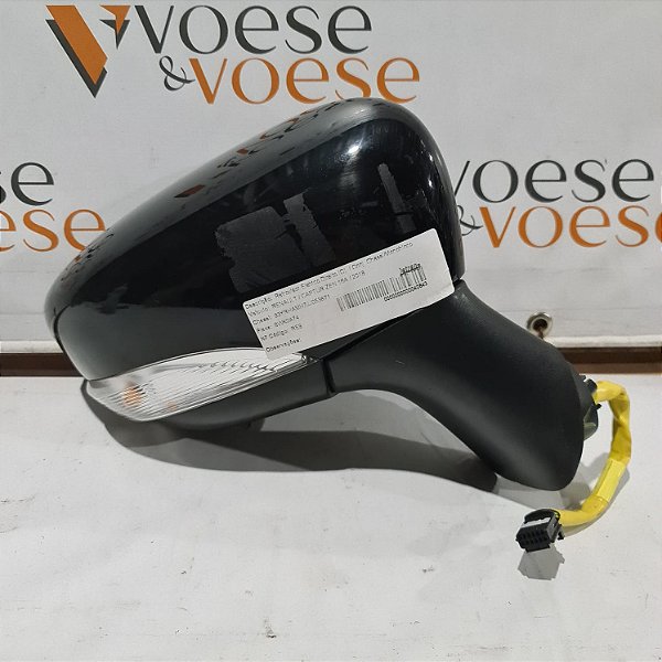 RETROVISOR DIREITO ELÉTRICO RENAULT CAPTUR ZEN 2019 ( MODELO COM PISCA )