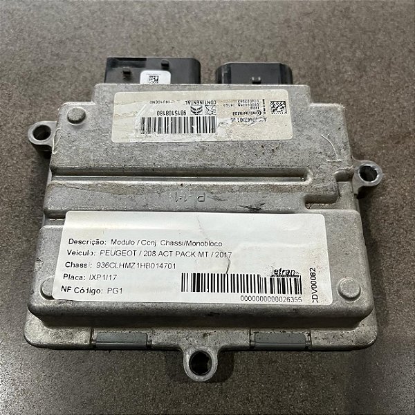 MÓDULO CONFORTO PEUGEOT 208 CODIGO PEUGEOT 9815108180