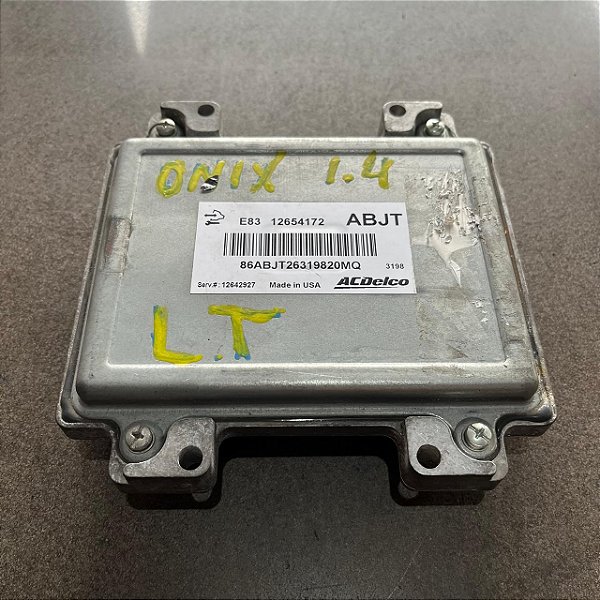 MÓDULO INJEÇÃO CHEVROLET ONIX LT 1.4 2014 CODIGO GM 12654172