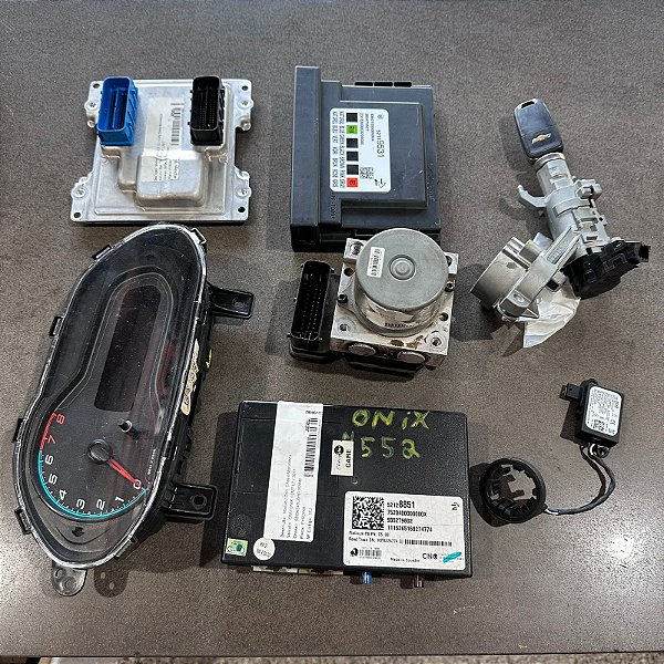 KIT CODE MÓDULO CHEVROLET ONIX LT 1.0 8V 2017 MANUAL