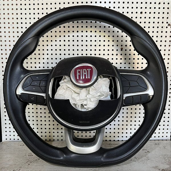 VOLANTE FIAT ARGO DRIVE 2019 ORIGINAL ( BOLSA AIRBAG ACIONADA )