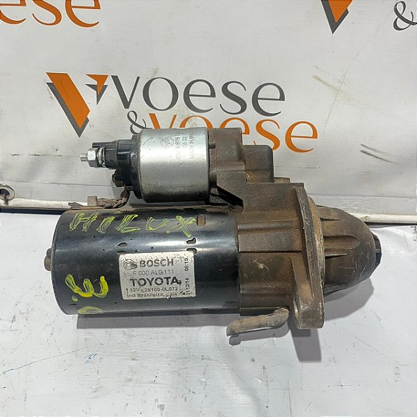 MOTOR ARRANQUE TOYOTA HILUX 3.0 DIESEL 2015 CODIGO TOYOTA 281000L072