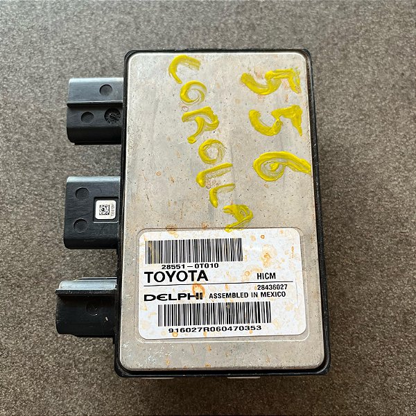 MÓDULO CENTRAL BICOS INJETOR TOYOTA COROLLA 2016