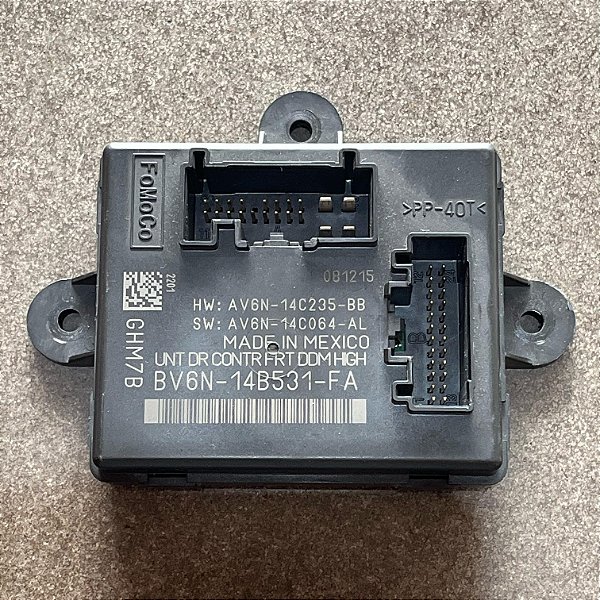 MÓDULO CONFORTO PORTA ESQUERDA FORD FOCUS 2016 CODIGO FORD BV6N14B531FA