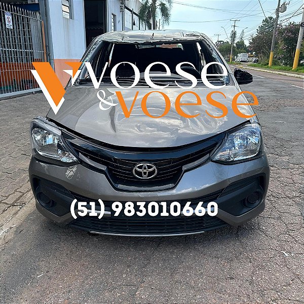 SUCATA TOYOTA ETIOS HATCH XS 1.3 16V 98CV 2020 MANUAL