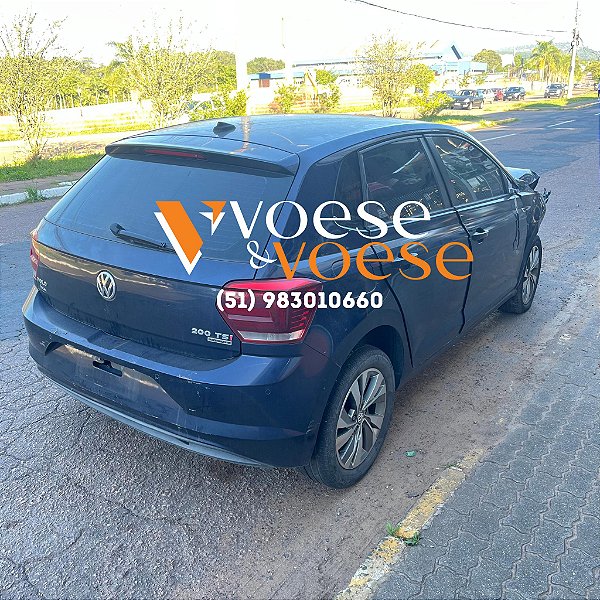 SUCATA VOLKSWAGEN POLO HIGHLINE 1.0 12V TSI 128CV 2020 AUTOMATICO