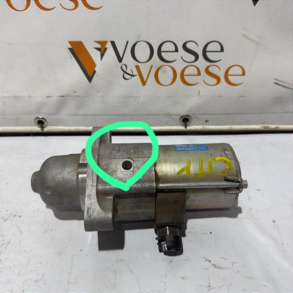 MOTOR ARRANQUE HONDA CITY 1.5 2022 CODIGO HONDA SM75017 ( COM AVARIAS )