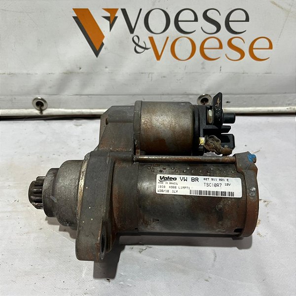 MOTOR ARRANQUE VOLKSWAGEN SAVEIRO 1.6 2019 11 DENTES CODIGO VW 02T911021E