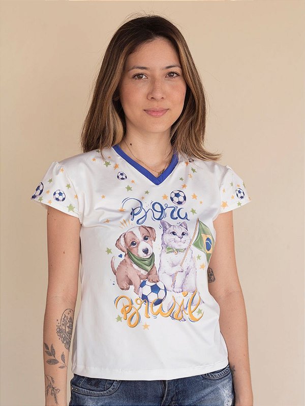 Blusa Bora Brasil