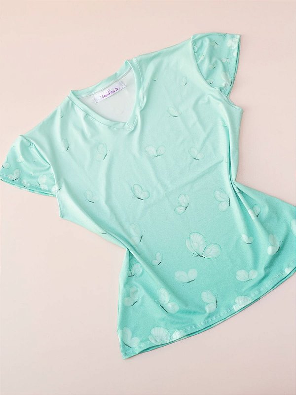 Blusa Borboleta Degradê