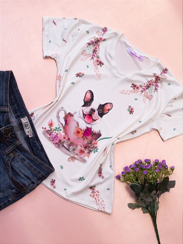 Blusa Buldogue Francês