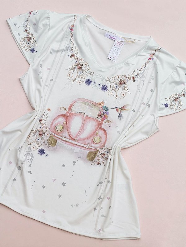 Blusa Fusca Rosa